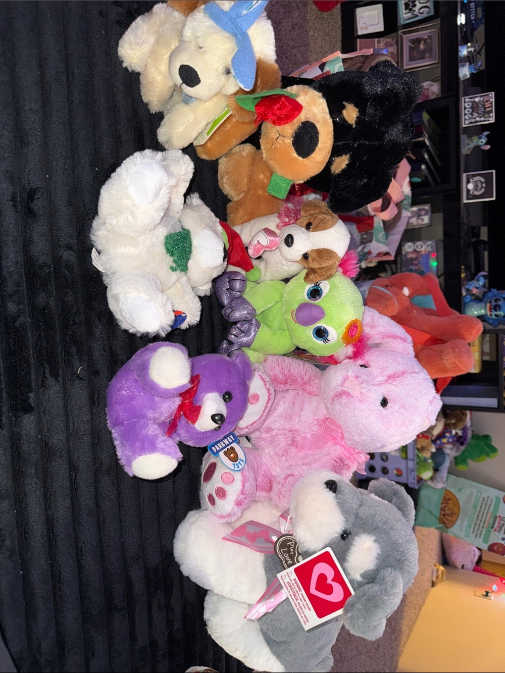 Assorted Plush Beanie Babies Style Stuffed Animals - Multi Color